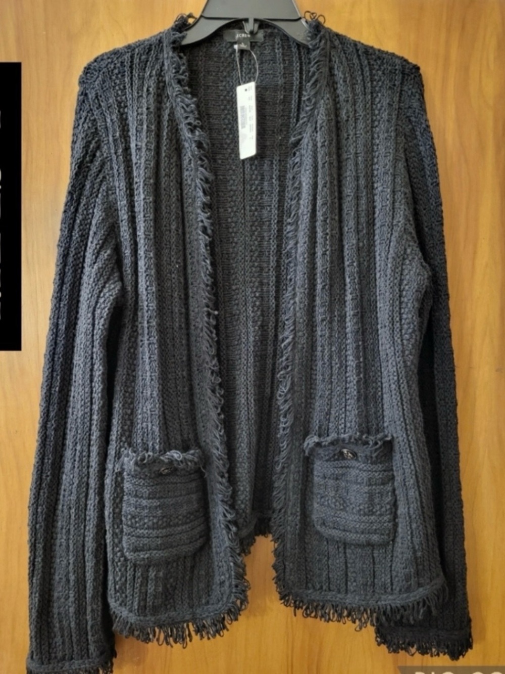 •J. CREW OPEN FRONT CARDIGAN•